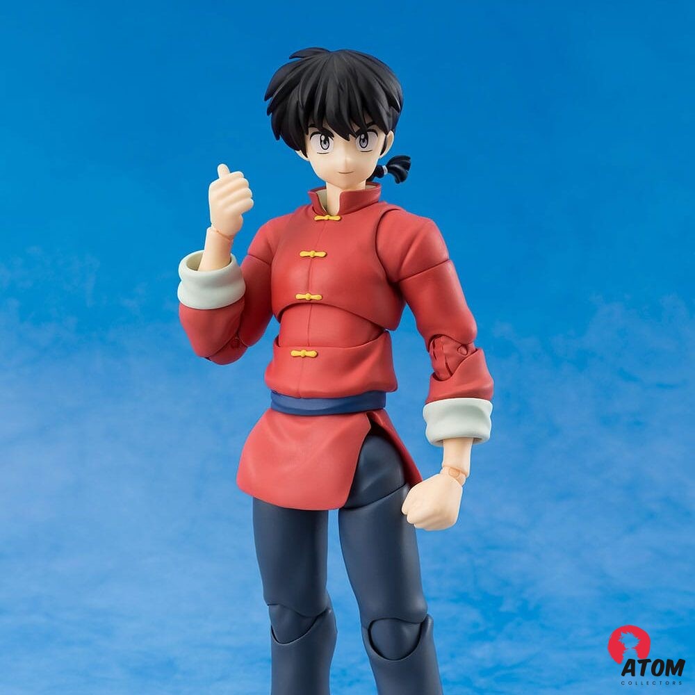Figurine S.H. Figuarts - Ranma 1/2 - Figurine Ranma Saotome - (14 cm) . Bandai Tamashii Nations