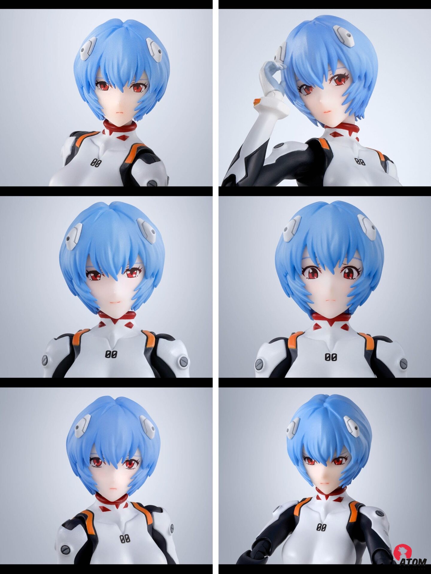 Figurine S.H. Figuarts Evangelion Rei Ayanami (14cm). Bandai Tamashii Nations – Image 4