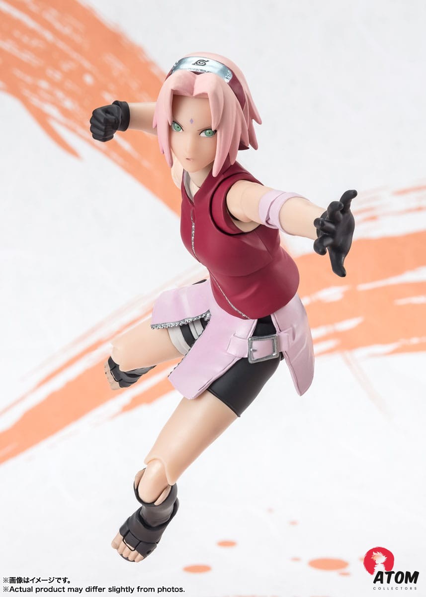 Figurine S.H. Figuarts - Naruto - Figurines Sakura Haruno Naruto OP99 Edition (14 cm) . Bandai Tamashii Nations – Image 4