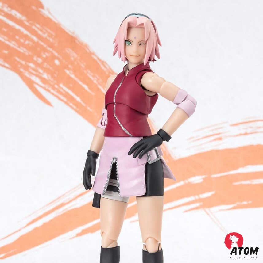 Figurine S.H. Figuarts - Naruto - Figurines Sakura Haruno Naruto OP99 Edition (14 cm) . Bandai Tamashii Nations