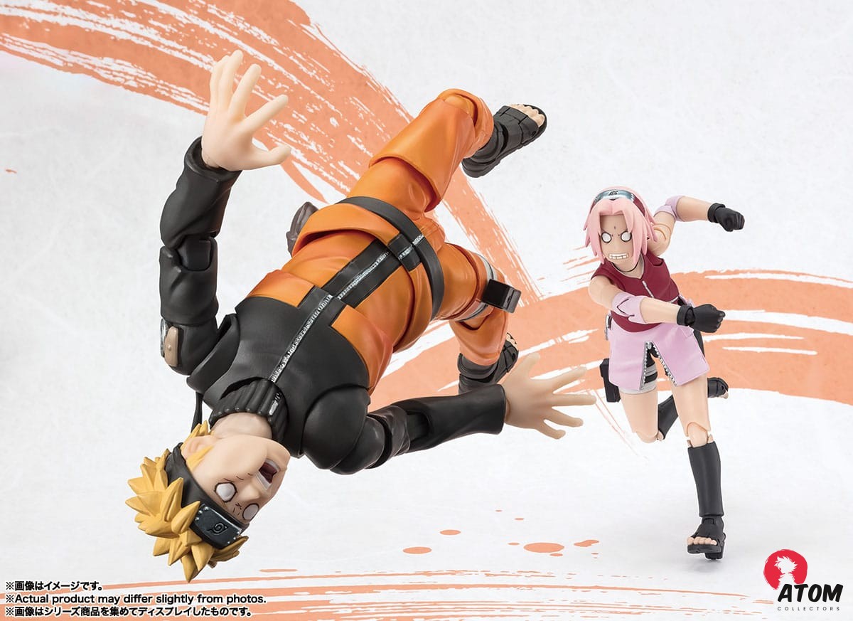 Figurine S.H. Figuarts - Naruto - Figurines Sakura Haruno Naruto OP99 Edition (14 cm) . Bandai Tamashii Nations – Image 5
