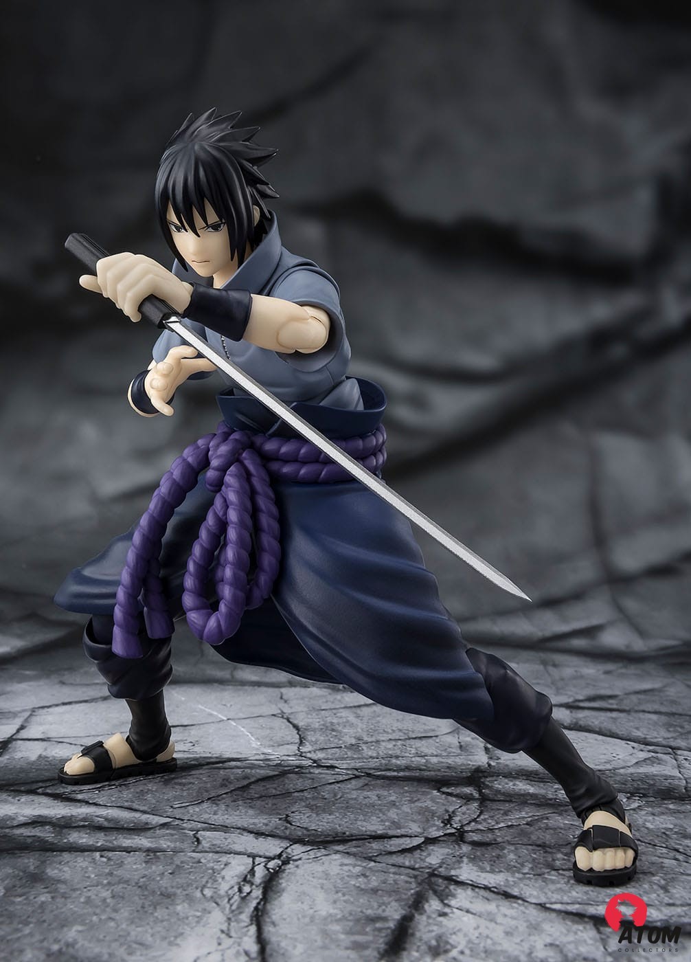 Figurine S.H. Figuarts - Naruto - Figurines Sasuke Uchiha Solitary Shinobi (15 cm) . Bandai Tamashii Nations