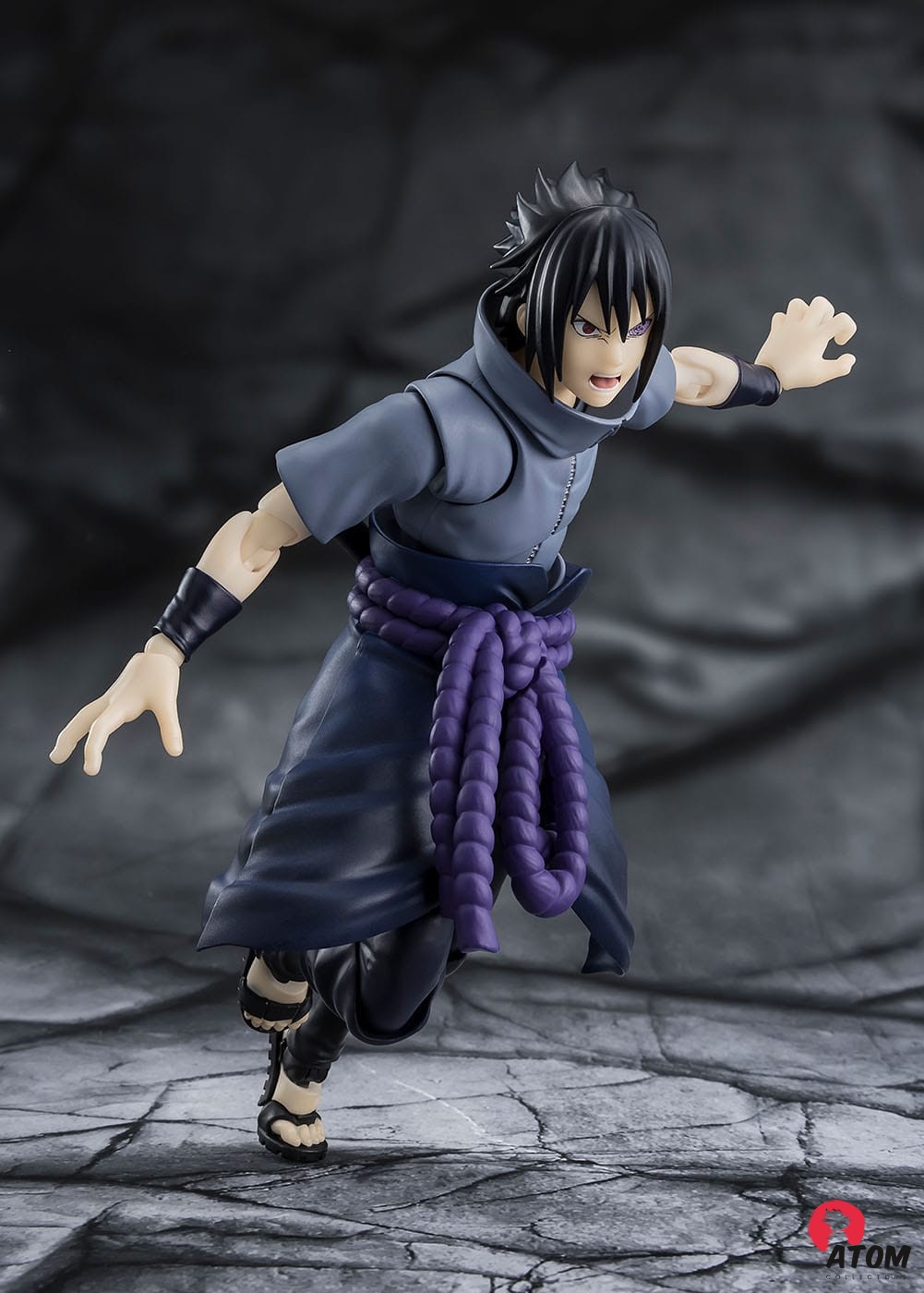 Figurine S.H. Figuarts - Naruto - Figurines Sasuke Uchiha Solitary Shinobi (15 cm) . Bandai Tamashii Nations – Image 3