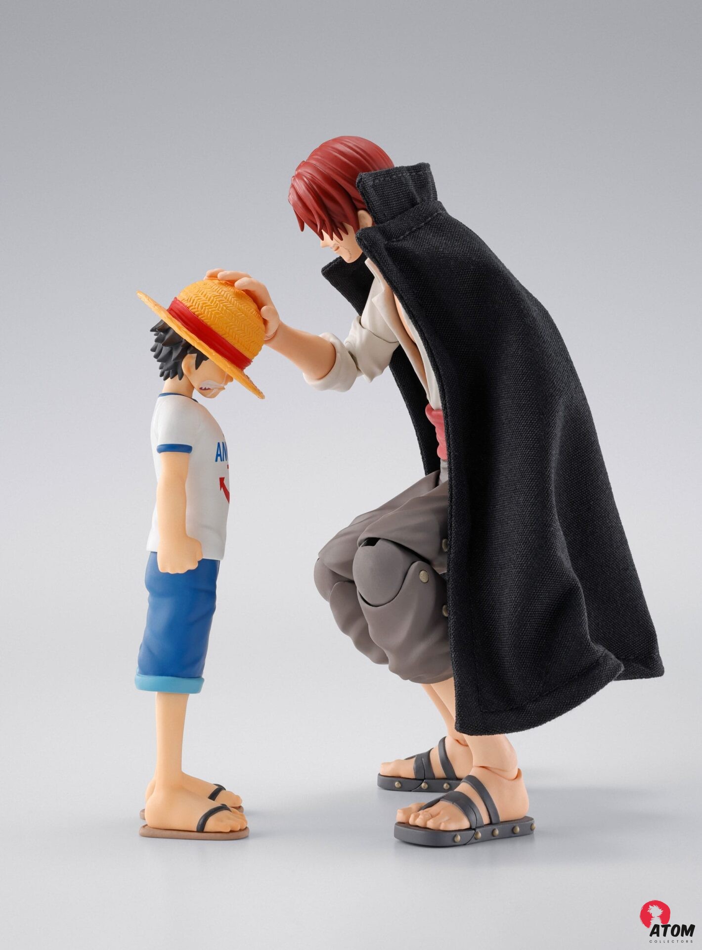 Figurine S.H. Figuarts - One Piece - Pack 2 Figurines Shanks & Monkey D. Luffy Childhood Ver. Bandai Tamashii Nations