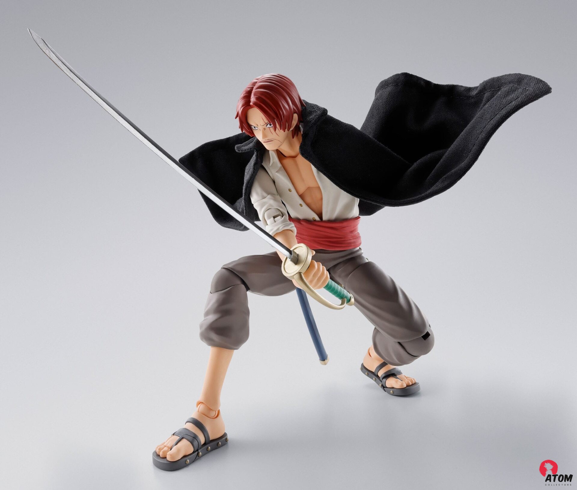 Figurine S.H. Figuarts - One Piece - Pack 2 Figurines Shanks & Monkey D. Luffy Childhood Ver. Bandai Tamashii Nations – Image 4