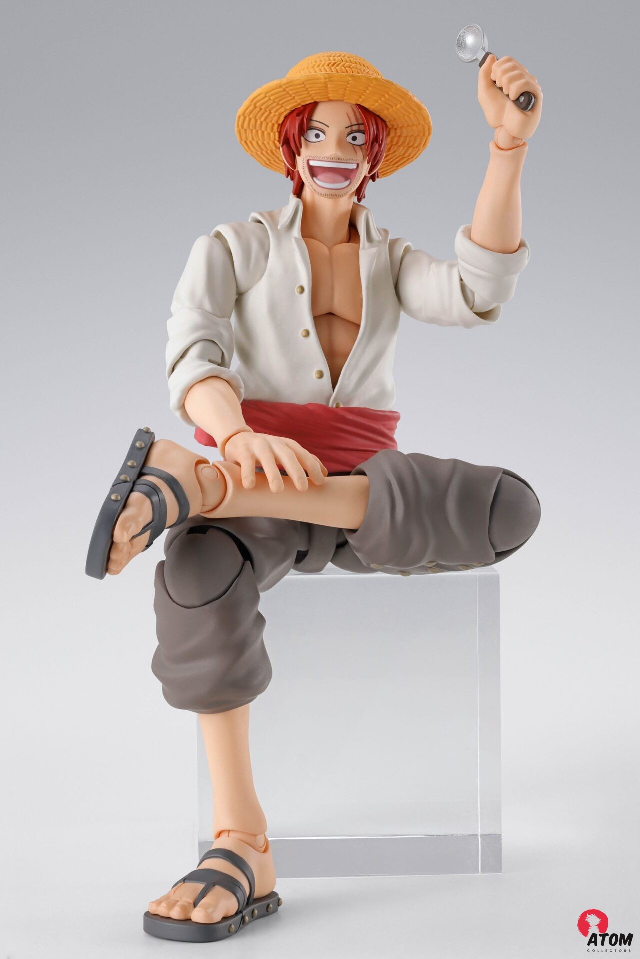 Figurine S.H. Figuarts - One Piece - Pack 2 Figurines Shanks & Monkey D. Luffy Childhood Ver. Bandai Tamashii Nations – Image 6