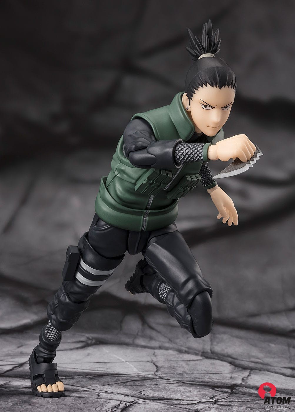 Figurine S.H. Figuarts - Naruto - Figurines Shikamura Nara Brilliant Strategist - (15 cm) . Bandai Tamashii Nations – Image 4