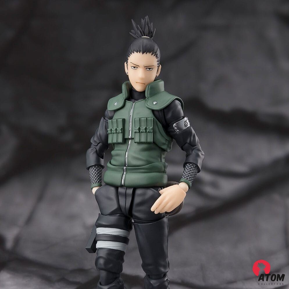 Figurine S.H. Figuarts - Naruto - Figurines Shikamura Nara Brilliant Strategist - (15 cm) . Bandai Tamashii Nations