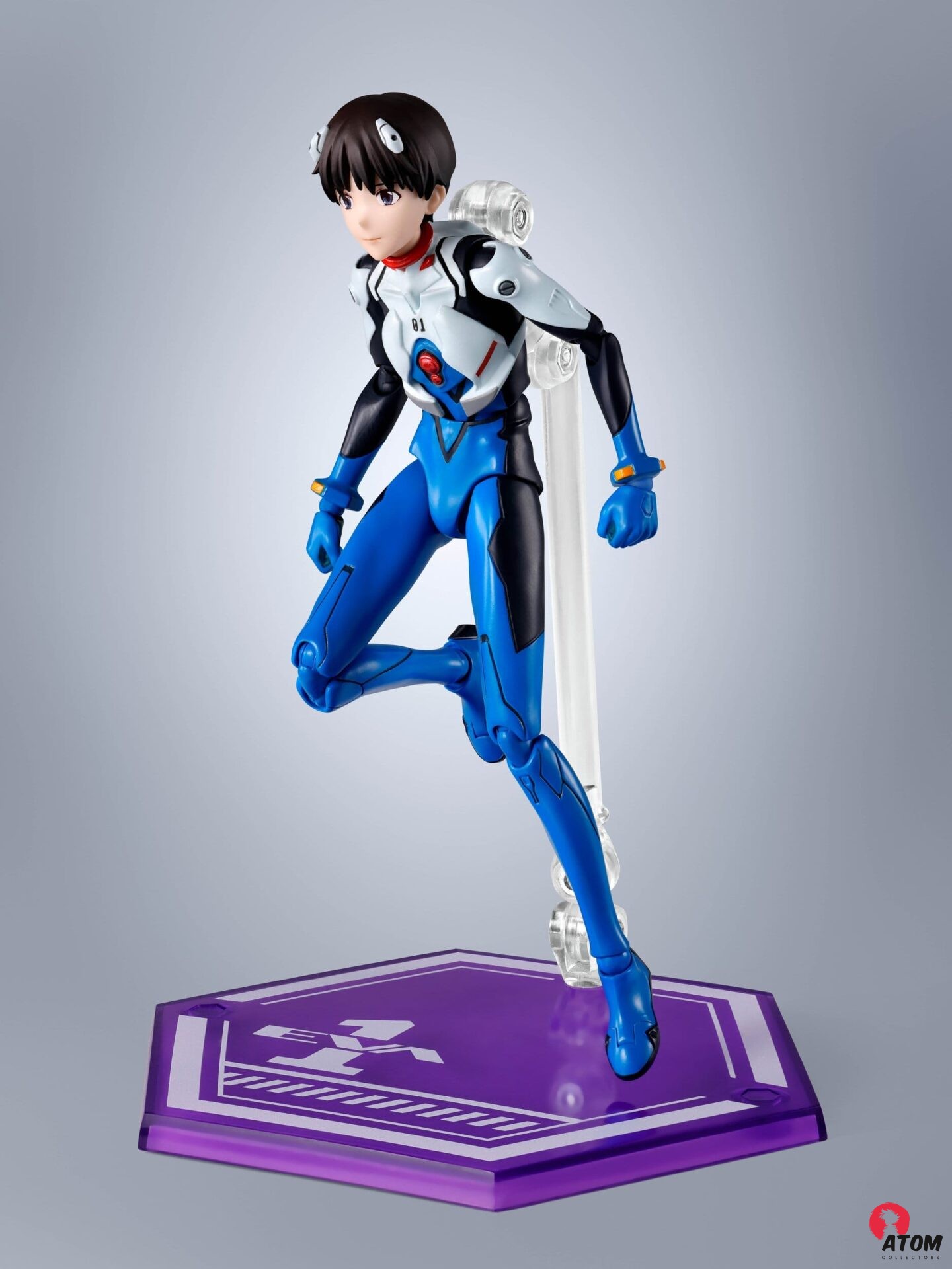 Figurine S.H. Figuarts Evangelion Shinji Ikari (14 cm.) Bandai Tamashii Nations – Image 3
