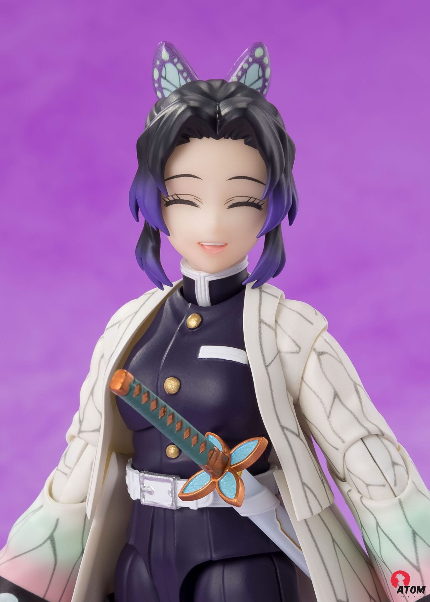 Figurine S.H. Figuarts - Demon Slayer- Figurine Shinobu Kocho - (13 cm) . Bandai Tamashii Nations – Image 3