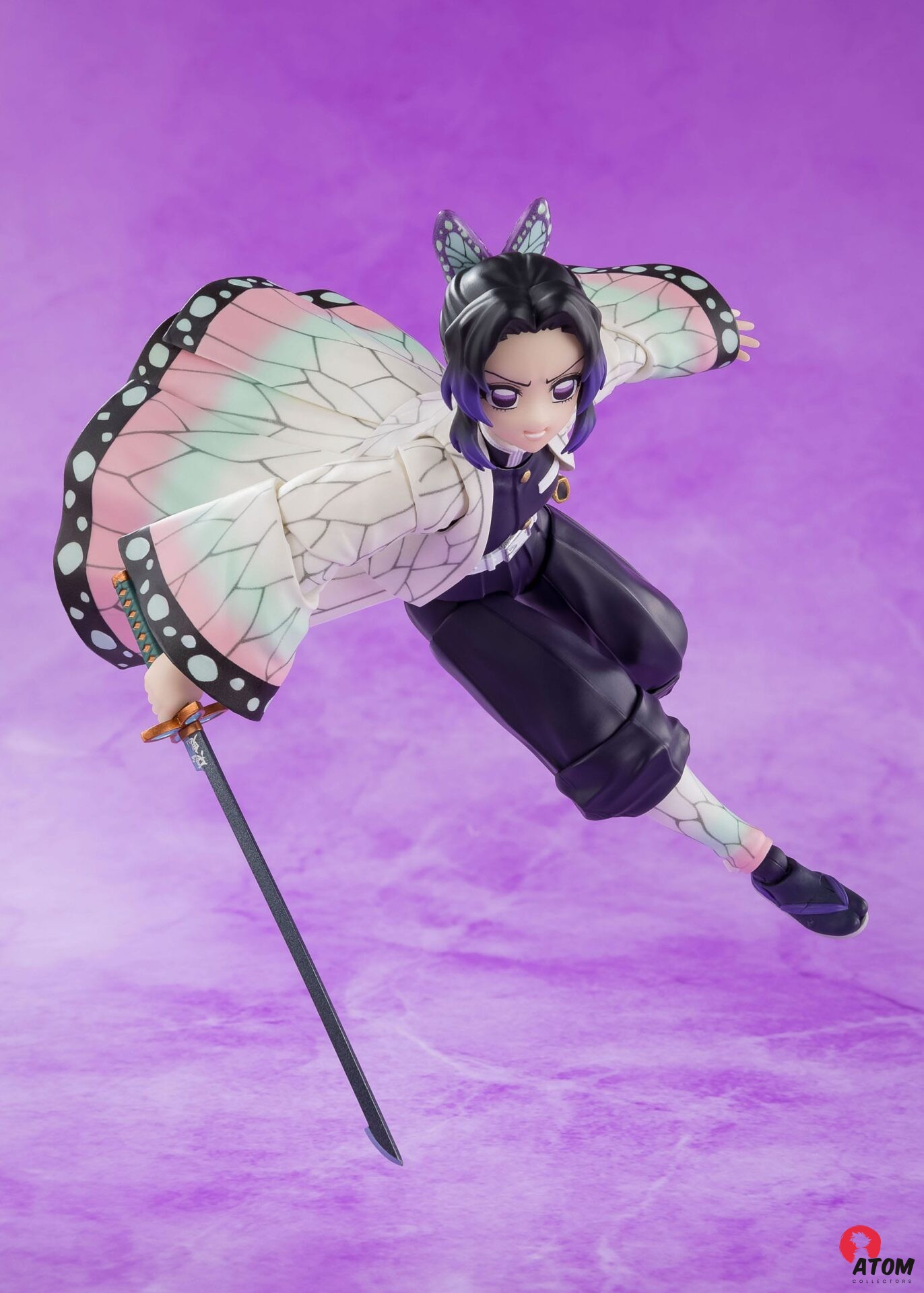 Figurine S.H. Figuarts - Demon Slayer- Figurine Shinobu Kocho - (13 cm) . Bandai Tamashii Nations – Image 4