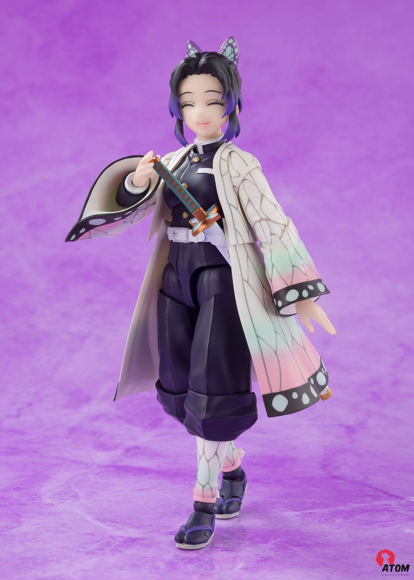 Figurine S.H. Figuarts - Demon Slayer- Figurine Shinobu Kocho - (13 cm) . Bandai Tamashii Nations – Image 2