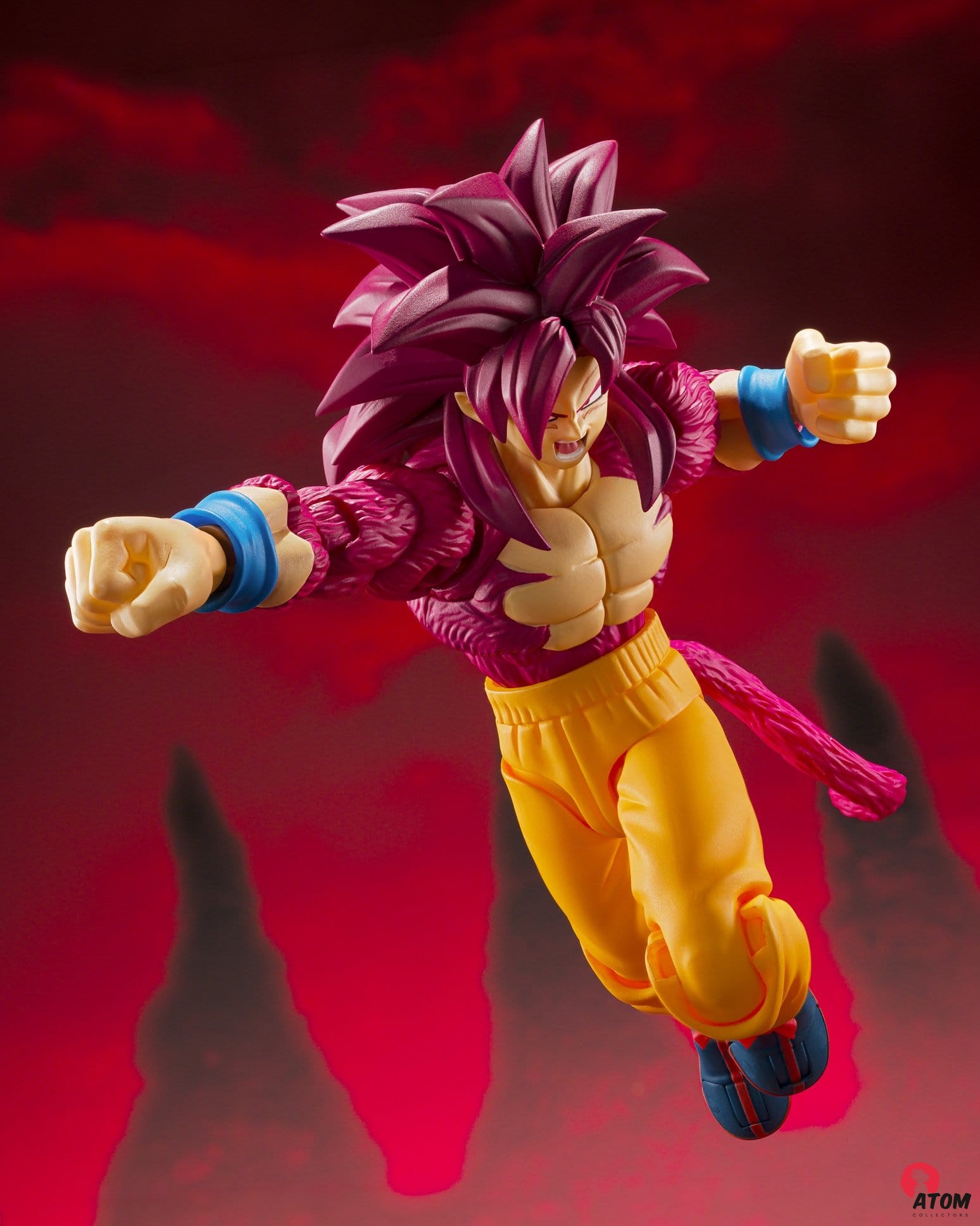 Figurine S.H. Figuarts -Dragon Ball - Super Saiyan 4 Son Goku Daima - (15cm). Bandai Tamashii Nations – Image 6