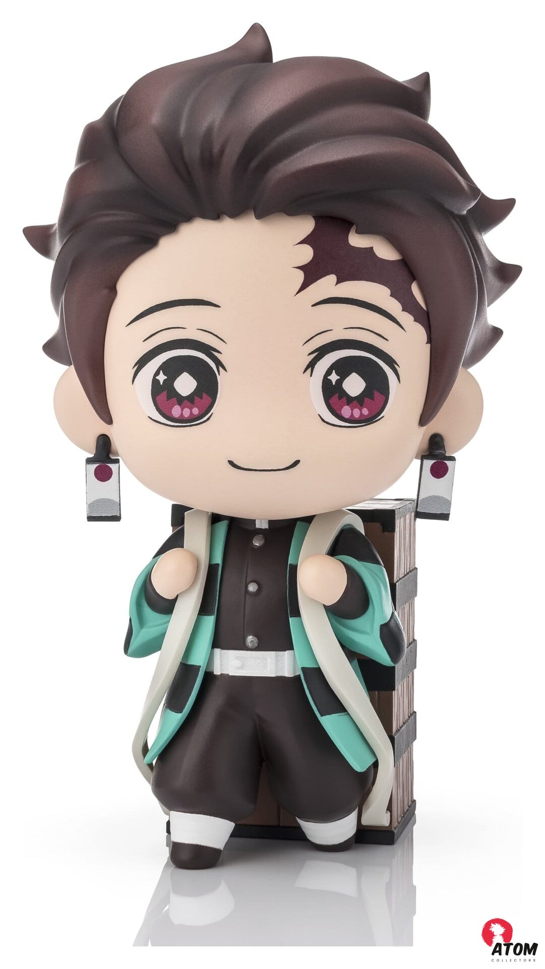 Figurine Tekupiku - Demon Slayer- Figurine mini Tanjiro Kamado - (10 cm) . Bandai Tamashii Nations