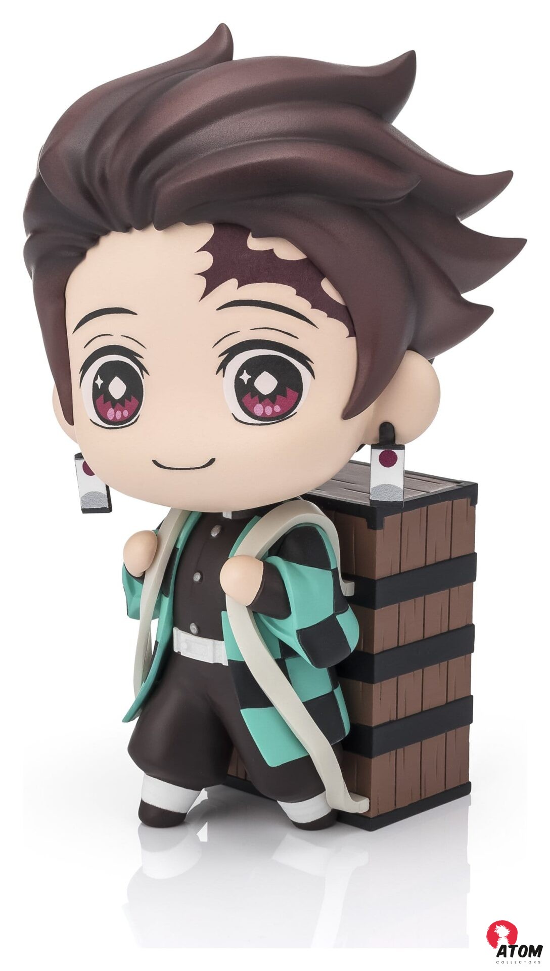 Figurine Tekupiku - Demon Slayer- Figurine mini Tanjiro Kamado - (10 cm) . Bandai Tamashii Nations – Image 3