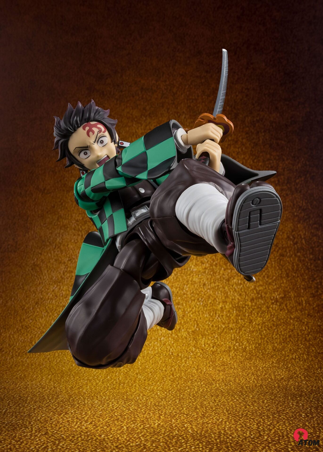 Figurine S.H. Figuarts - Demon Slayer- Figurine Tanjiro Kamado : The Final Battle In The Infinity Castel - (14 cm) . Bandai Tamashii Nations – Image 3