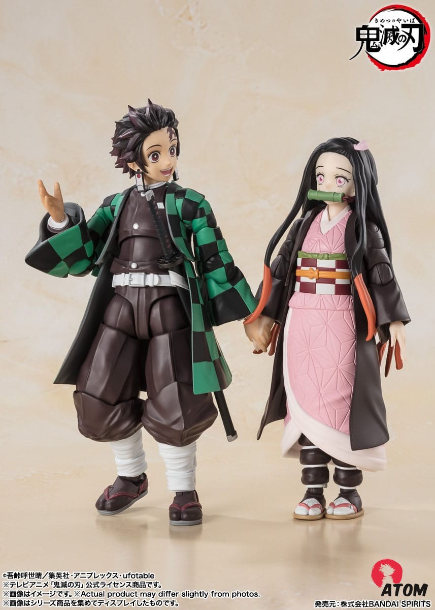 Figurine S.H. Figuarts - Demon Slayer- Figurine Tanjiro Kamado - (14 cm) . Bandai Tamashii Nations – Image 8