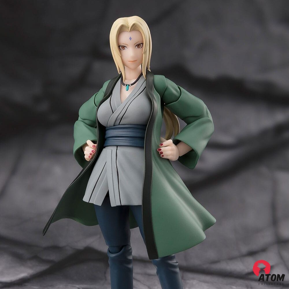 Figurine S.H. Figuarts - Naruto - Figurines Tsunade The legendary Medical Ninja - (14 cm) . Bandai Tamashii Nations