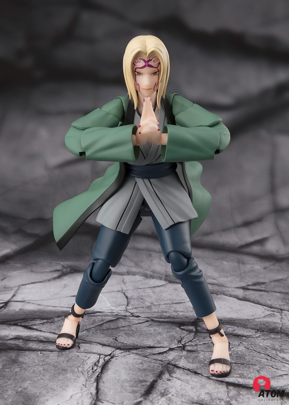 Figurine S.H. Figuarts - Naruto - Figurines Tsunade The legendary Medical Ninja - (14 cm) . Bandai Tamashii Nations – Image 3