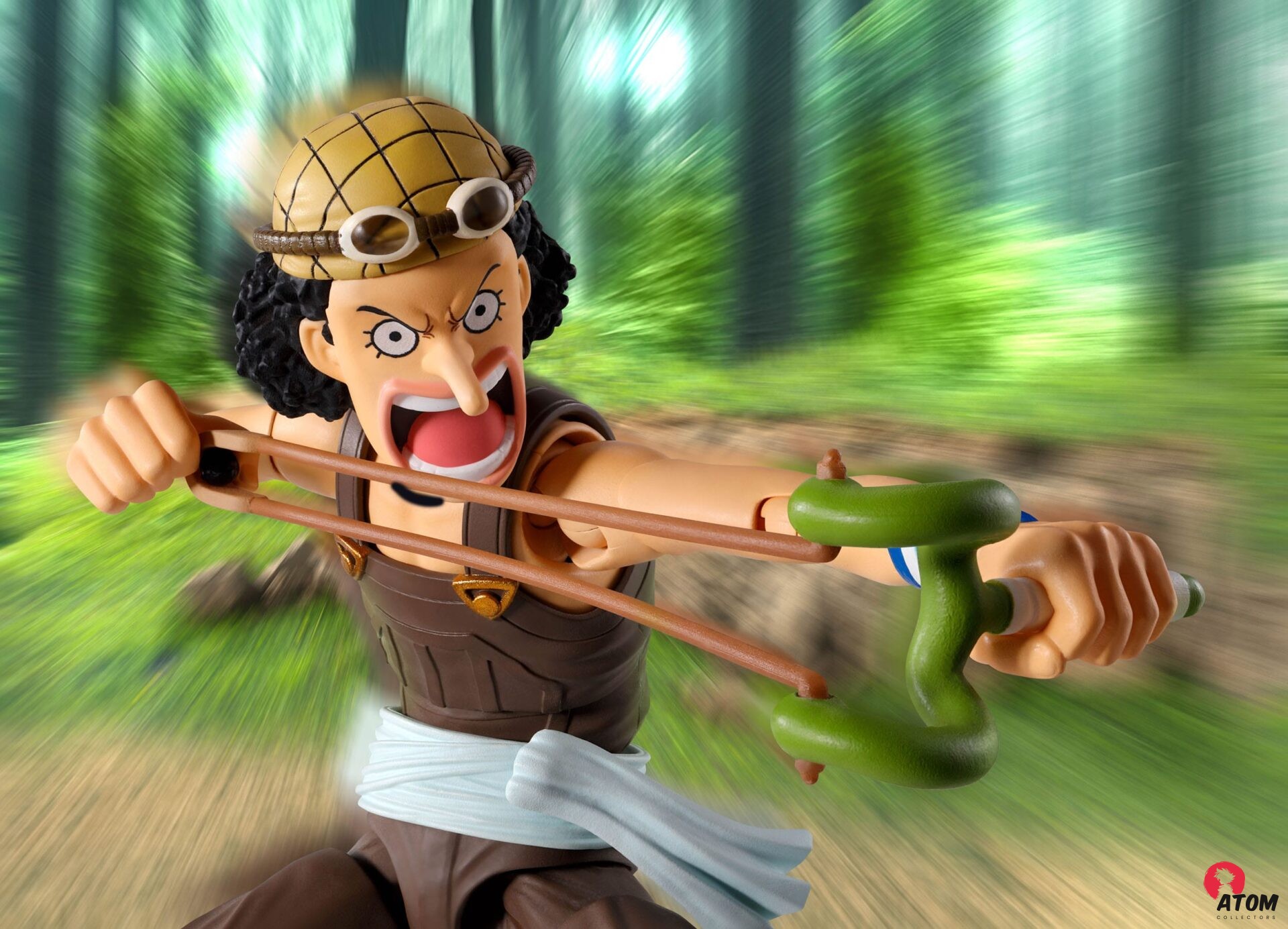 Figurine S.H. Figuarts - One Piece - Usopp Romance Dawn Ver. (15cm). Bandai Tamashii Nations – Image 6