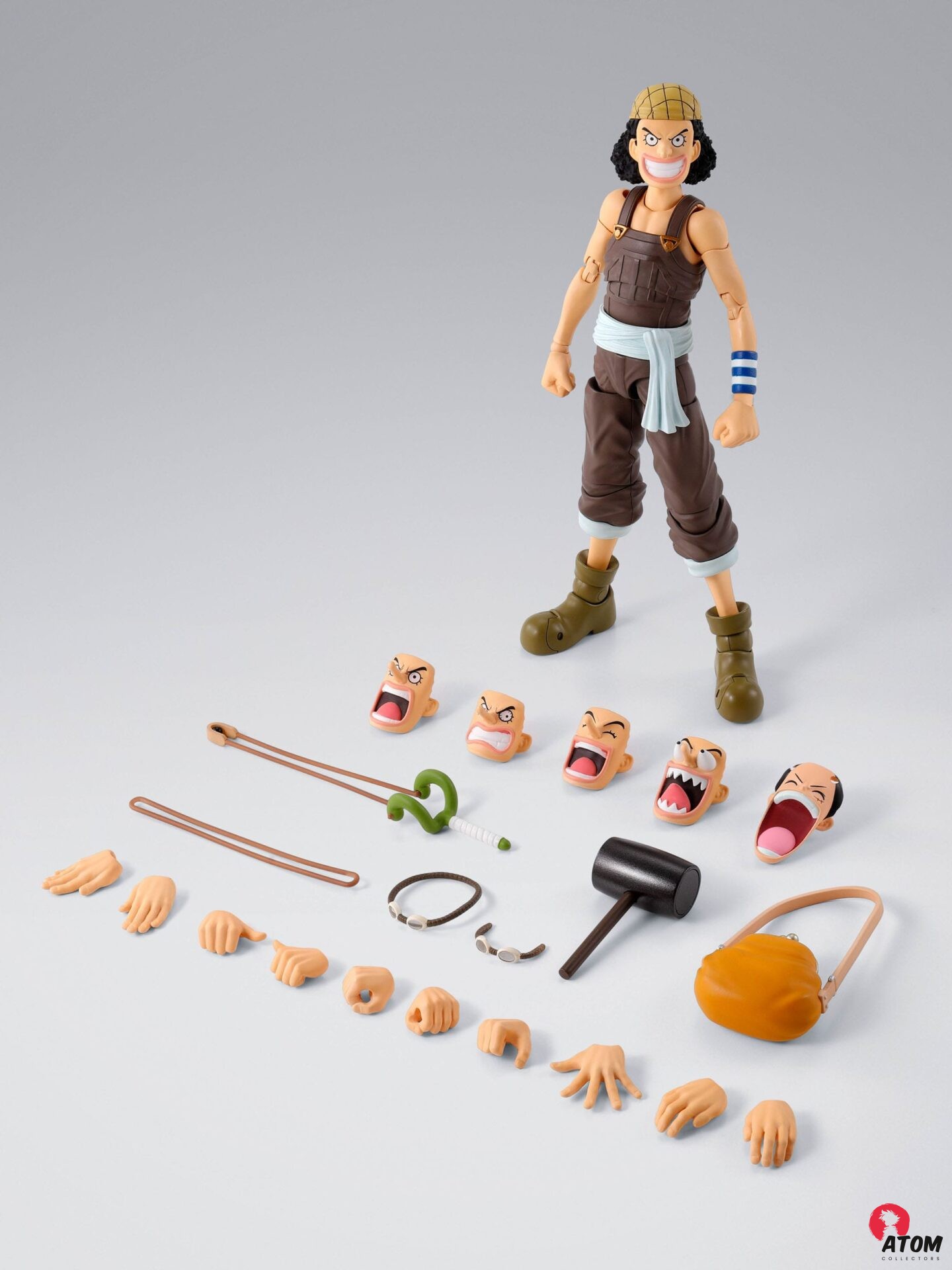 Figurine S.H. Figuarts - One Piece - Usopp Romance Dawn Ver. (15cm). Bandai Tamashii Nations – Image 4