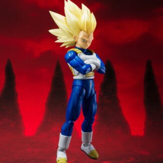 Figurine S.H. Figuarts -Dragon Ball -  Figurine  Super Saiyan 3 Vegeta Dragon Ball Daima - (15cm). Bandai Tamashii Nations