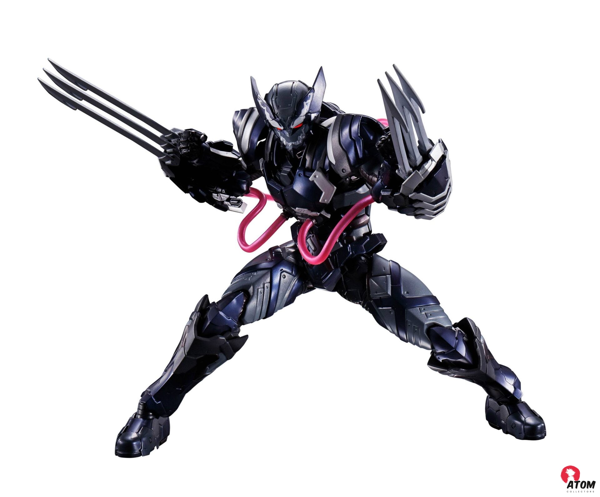 Figurine S.H. Figuarts - Marvel - Tech-On Avengers Venom Symbiote Wolverine 16 cm. Bandai Tamashii Nations – Image 2