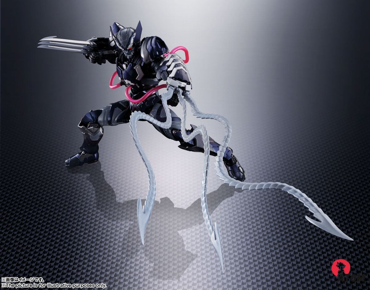 Figurine S.H. Figuarts - Marvel - Tech-On Avengers Venom Symbiote Wolverine 16 cm. Bandai Tamashii Nations – Image 6