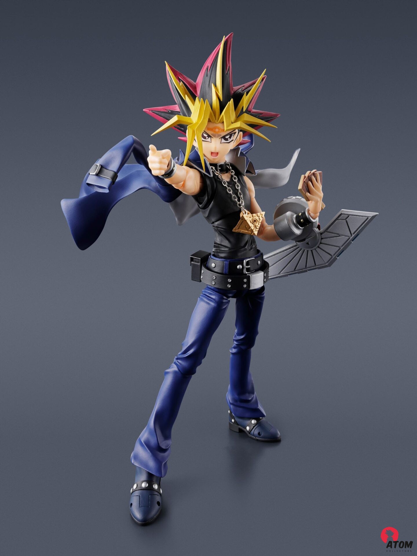 Figurine S.H. Figuarts - Yu-Gi-Oh! - Figurine Yami Yugi - (16 cm) . Bandai Tamashii Nations – Image 4
