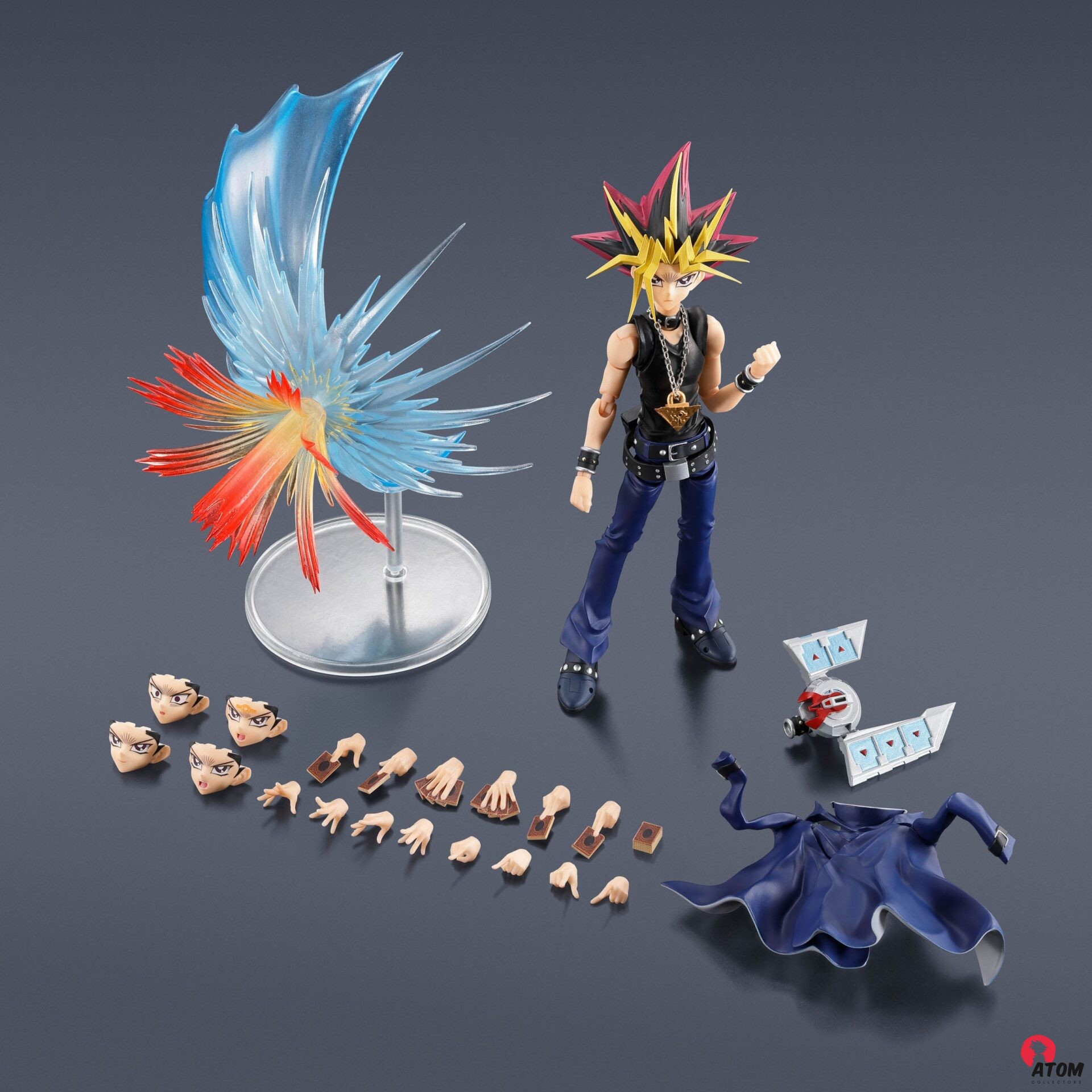 Figurine S.H. Figuarts - Yu-Gi-Oh! - Figurine Yami Yugi - (16 cm) . Bandai Tamashii Nations – Image 6