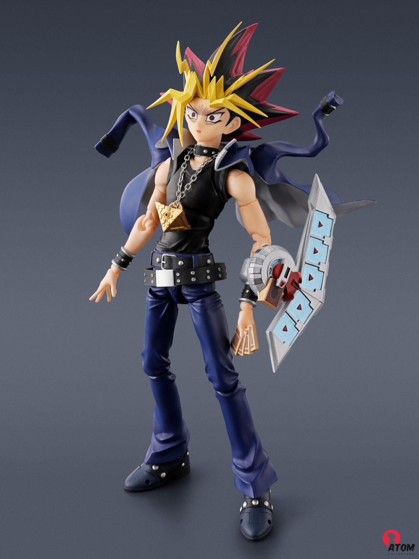 Figurine S.H. Figuarts - Yu-Gi-Oh! - Figurine Yami Yugi - (16 cm) . Bandai Tamashii Nations – Image 3