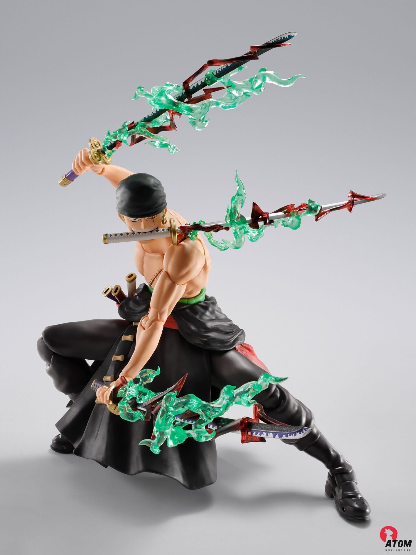 Figurine S.H. Figuarts - One Piece - Roronoa Zoro The King of Hell. (15cm). Bandai Tamashii Nations – Image 5