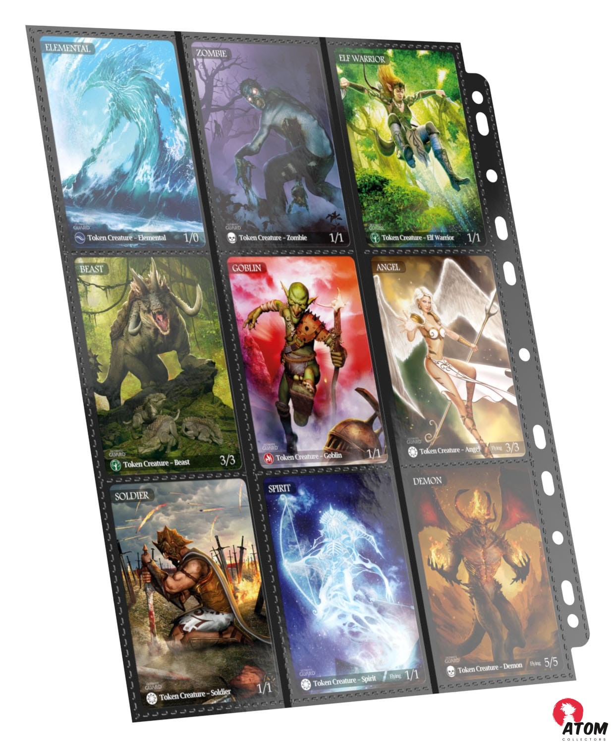 Ultimate Guard - 18-Pocket Pages - Side-Loading (10) - Black – Image 3