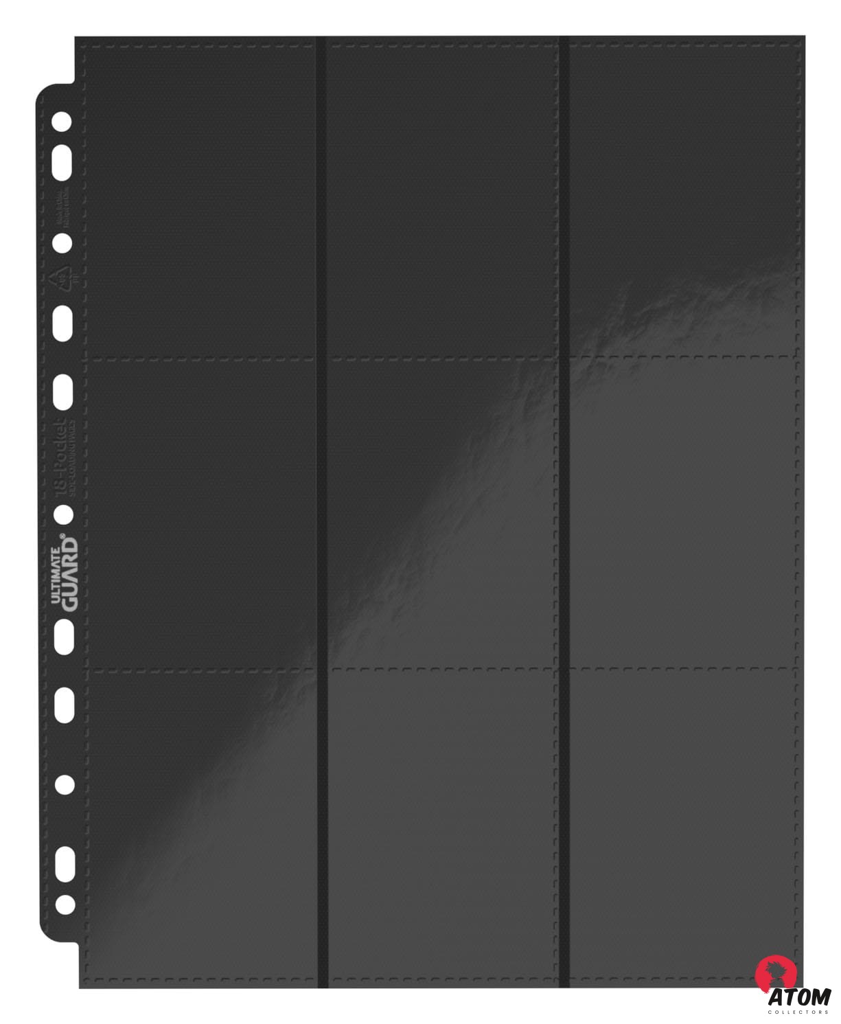 Ultimate Guard - 18-Pocket Pages - Side-Loading (10) - Black – Image 5