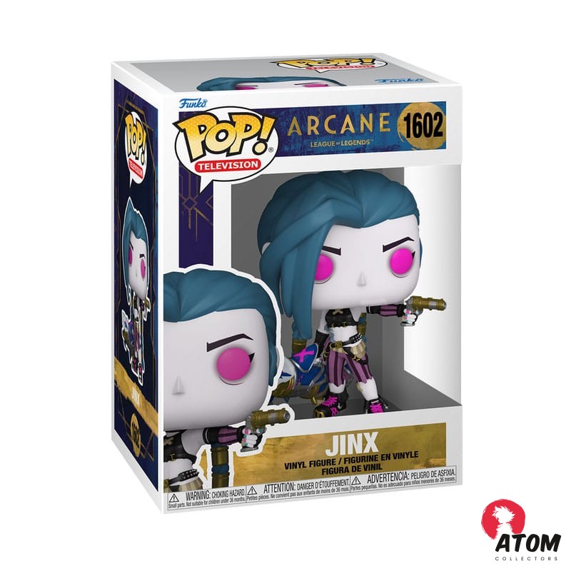 Arcane League of Legends POP - Vinyl figurine - Jinx - 9 cm - Funko