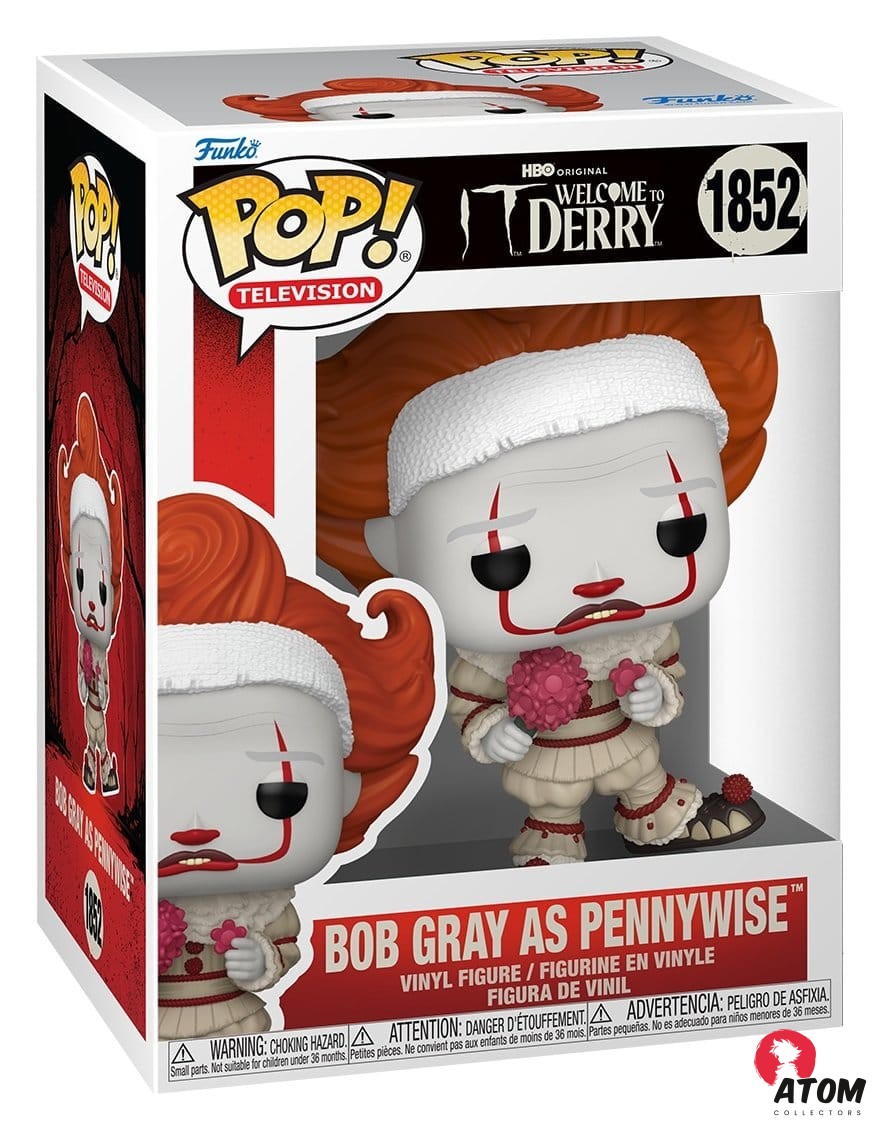 Ça : Bienvenue à Derry POP - Television Vinyl Figurine - Bob Gray as Pennywise - 9 cm - Funko