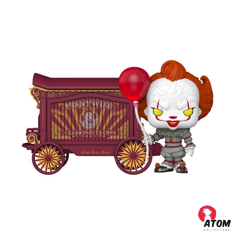 It -Welcome to Derry POP - Town Vinyl figurine - Pennywise & Wagon - 9 cm - Funko – Image 2