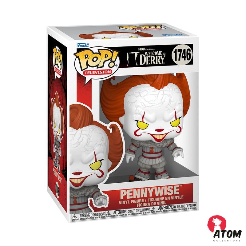 It-Welcome to Derry POP - Plus Vinyl Figurine - Pennywise the Dancing Clown - 9 cm - Funko