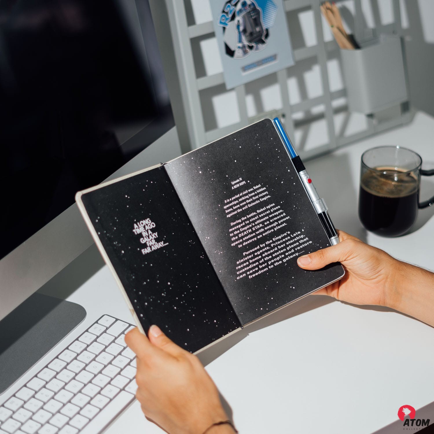 Star Wars - Carnet de notes A5 Premium avec un stylo Luke Skywalker - (14,5 cm x 21 cm) – Image 4