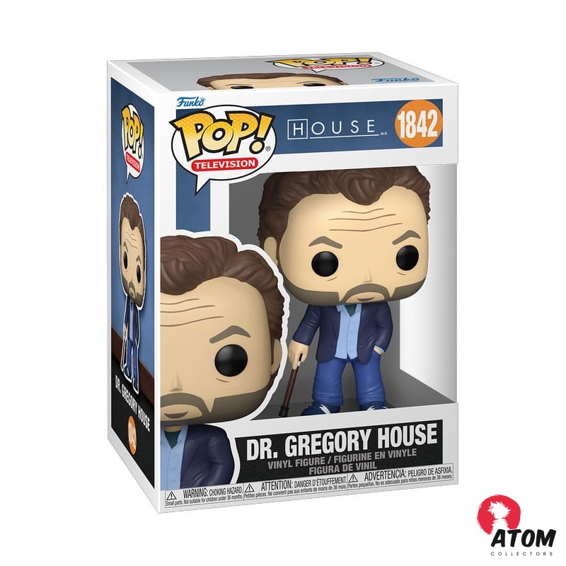 Dr House POP - Television Vinyl figurine - Dr. Gregory House - 9 cm - Funko