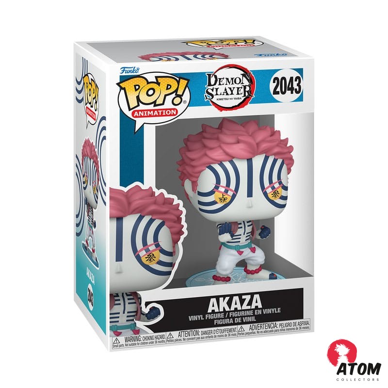 Demon Slayer : Kimetsu no Yaiba POP! - Animation Vinyl - Figurine Akaza - (9 cm) - Funko