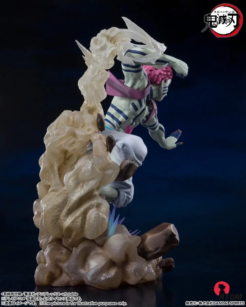 Figurine S.H. FiguartsZero - Demon Slayer- Statuette PVC Kimetsu no Yaiba - Akaza Upper Three - (18 cm) . Bandai Tamashii Nations – Image 2