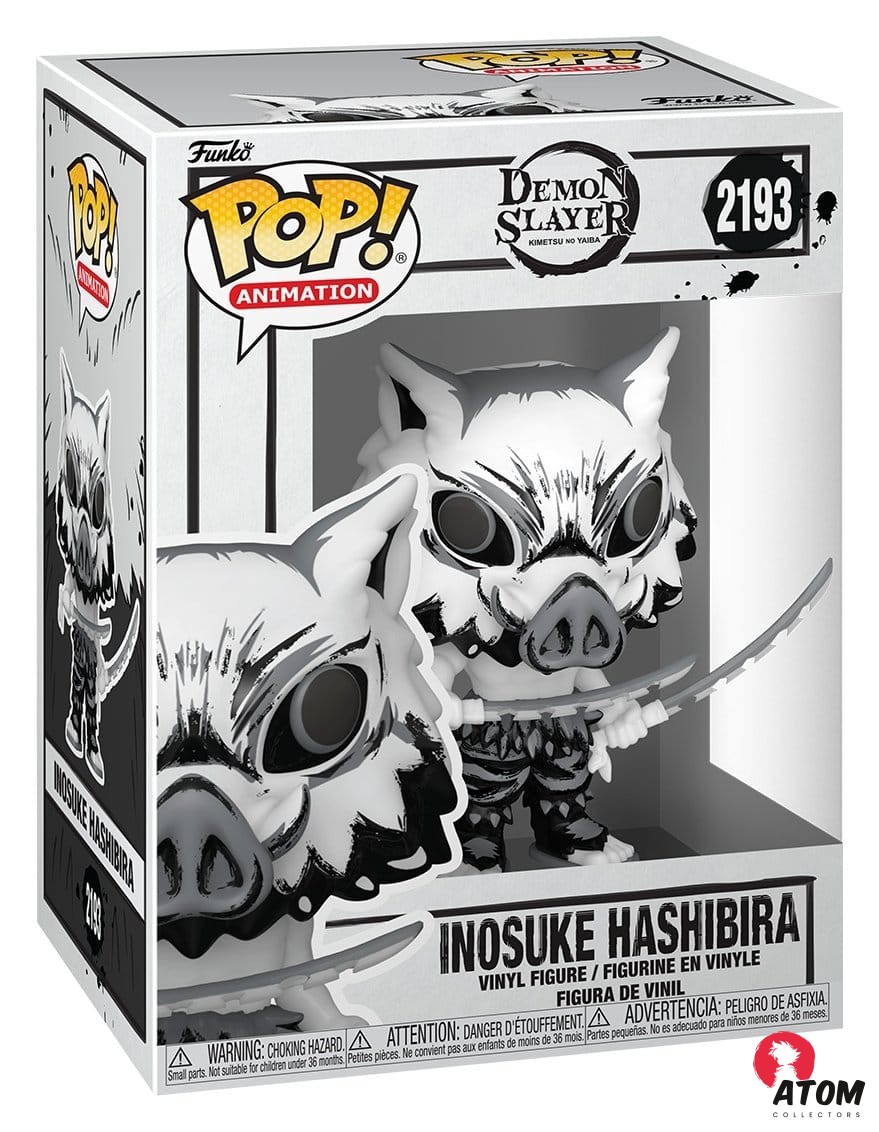 Demon Slayer : Kimetsu no Yaiba POP! Animation - Figurines vinyle - Inosuke (Sumi-Ink) - (9 cm) - Funko