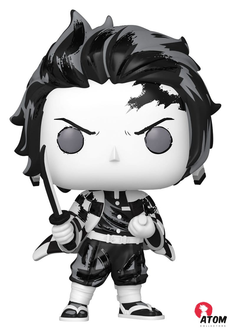Demon Slayer : Kimetsu no Yaiba POP! Animation - Figurines vinyle - Tanjiro (Sumi-Ink) - (9 cm) - Funko – Image 2