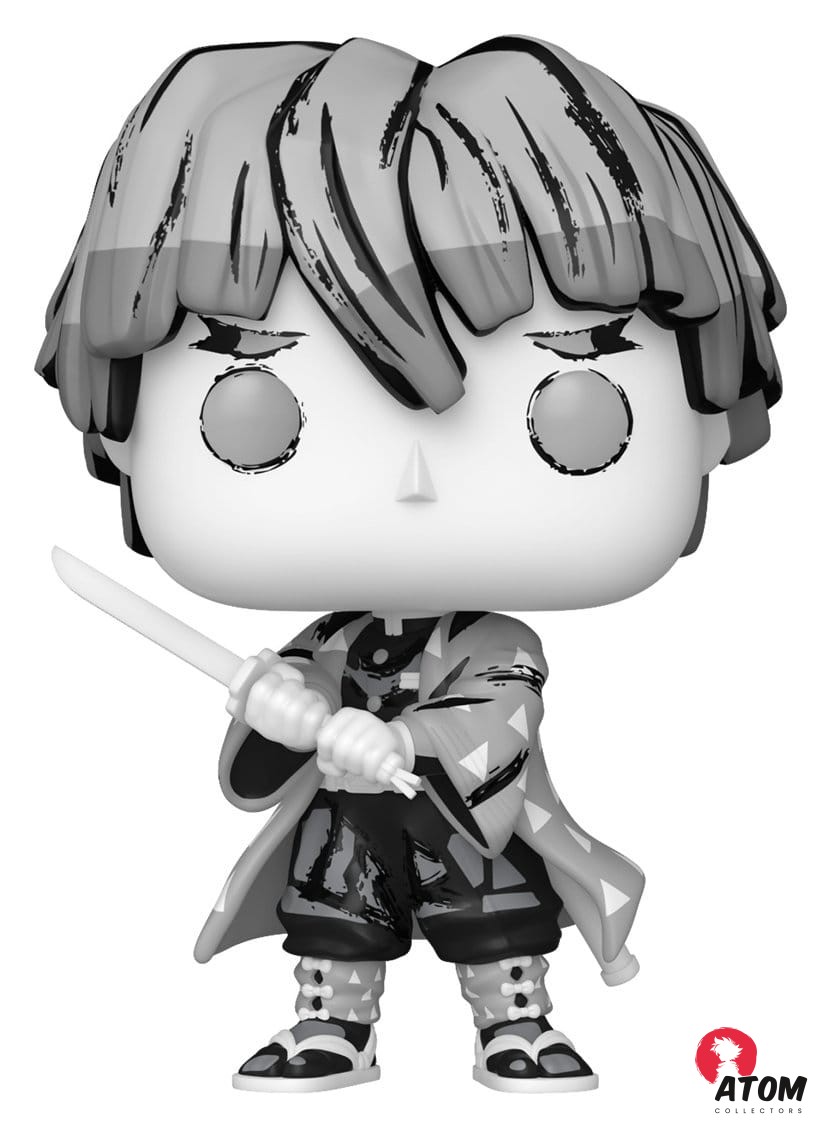 Demon Slayer : Kimetsu no Yaiba POP! Animation - Figurines vinyle - Zenitsu (Sumi-Ink) - (9 cm) - Funko – Image 2