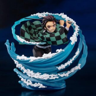 Figurine S.H. FiguartsZero - Demon Slayer- Statuette PVC Kimetsu no Yaiba - Tanjiro Kamado -Water Breathing - (15 cm) . Bandai Tamashii Nations