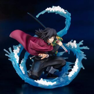 Figurine S.H. FiguartsZero - Demon Slayer- Statuette PVC Kimetsu no Yaiba - Tomioka Giyu -Water Breathing - (17 cm) . Bandai Tamashii Nations