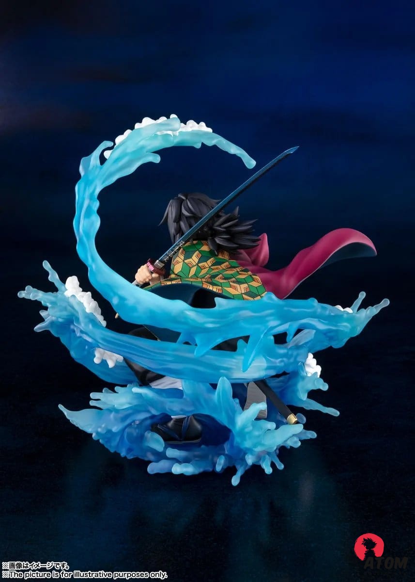 Figurine S.H. FiguartsZero - Demon Slayer- Statuette PVC Kimetsu no Yaiba - Tomioka Giyu -Water Breathing - (17 cm) . Bandai Tamashii Nations – Image 2