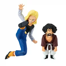 Dragon Ball - Figurine C18 et Hercule - Match Makers - (18 cm).