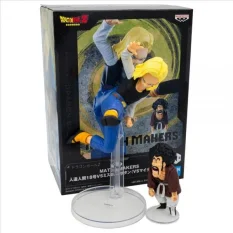 Dragon Ball - Figurine C18 et Hercule - Match Makers - (18 cm). – Image 2